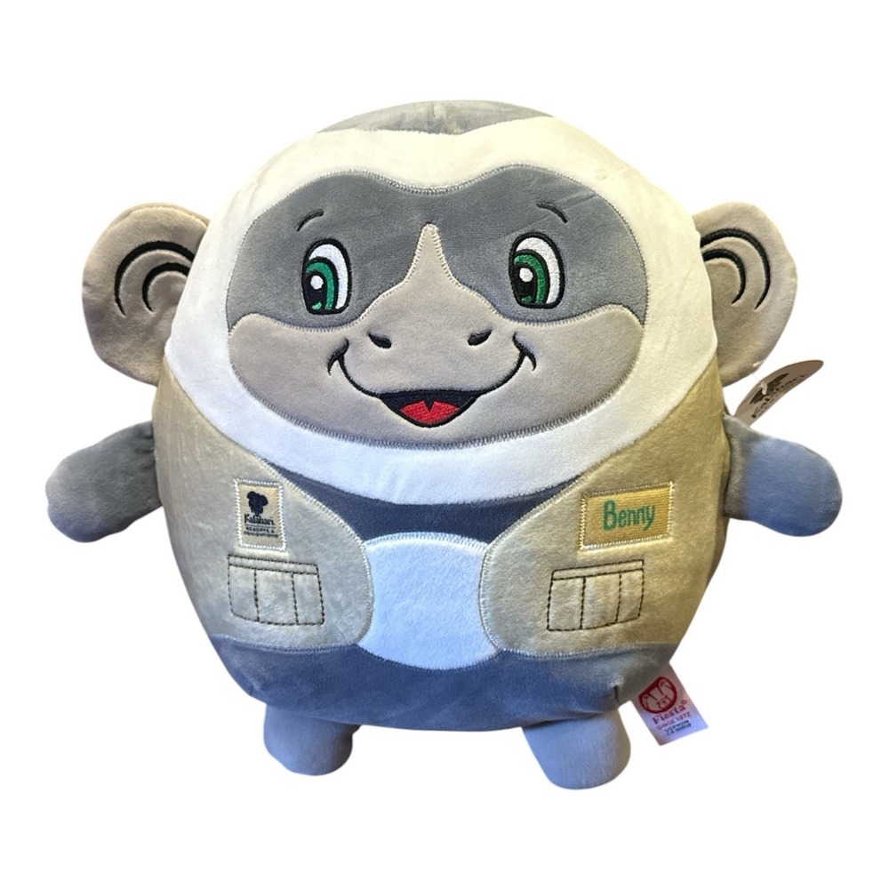 Kalahari Resorts Benny the Round Monkey plush safari vest "Benny" Fiesta Toy